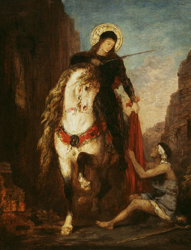 Der hl. Martin und der Bettler from Gustave Moreau