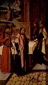 Das Opfer des hl. Joachim. Weingartner Altar im Dom zu Augsburg from Hans Holbein d.Ä.