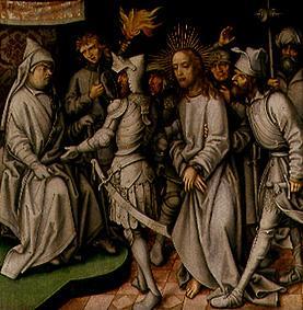 Sog. Graue Passion: Christus vor Kaiphas. from Hans Holbein d.Ä.