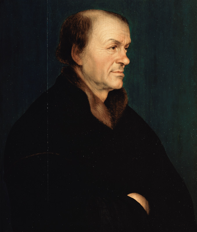 Bildnis des Buchdruckers Johann Froben from Hans Holbein d.J.