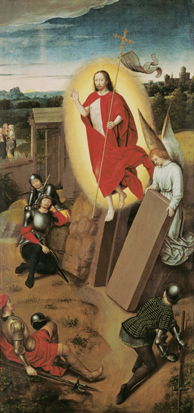 Die Auferstehung Christi. ReTafel von einem Hausflügelaltar from Hans Memling