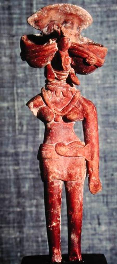 Figure of a Mother Goddess, from Mohenjo-Daro, Indus Valley, Pakistan from Harappan