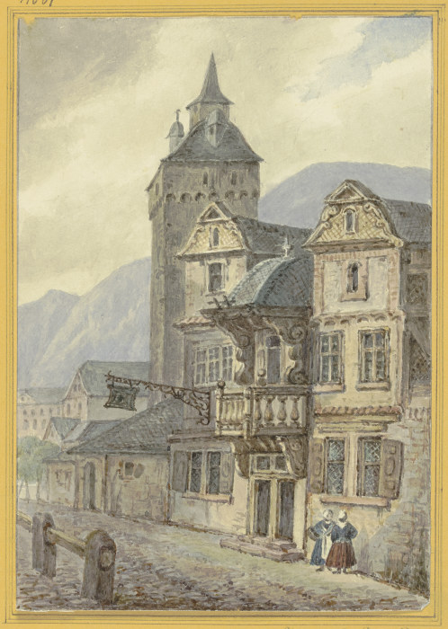 Alte Häuser und ein Turm from Hector von Günderrode