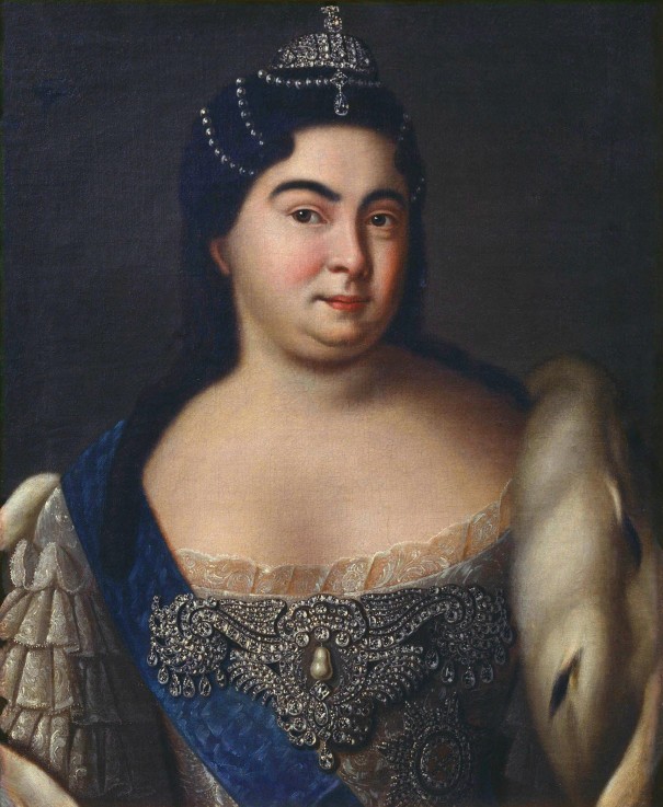 Portrait of Empress Catherine I. (1684-1727) from Heinrich Buchholz