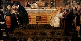 Die Reichung des Abendmahls. Predella des Altars in Schönberg/Elbe from Heinrich Göding d.Ä.