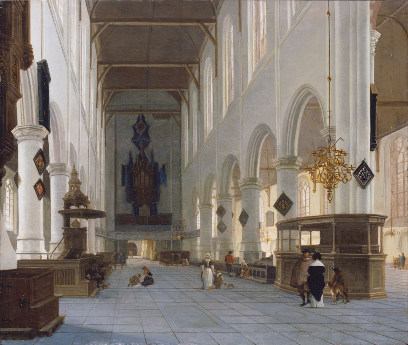 Das Innere der Oude Kerk zu Delft from Hendrik Cornelisz. van Vliet