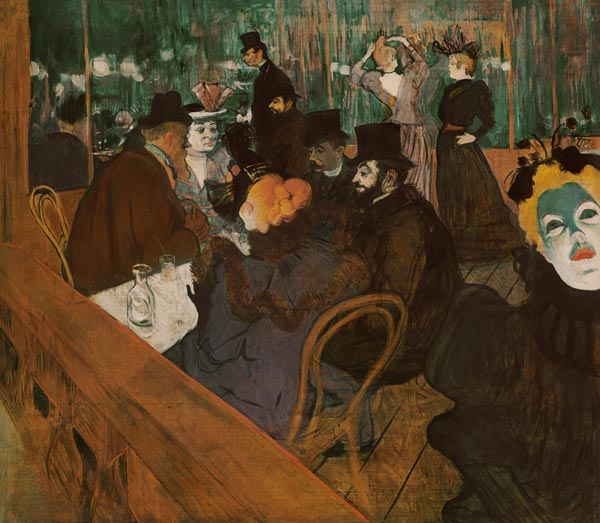 Im Moulin Rouge from Henri de Toulouse-Lautrec