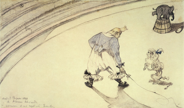 In the Circus: Footit from Henri de Toulouse-Lautrec