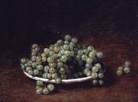 Still Life of Small Grapes from Henri Fantin-Latour