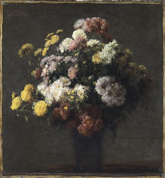 Vase with Chrysanthemums from Henri Fantin-Latour