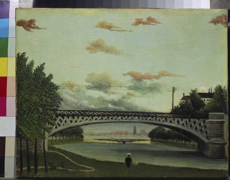 Die Brücke von Charenton from Henri Julien-Félix Rousseau