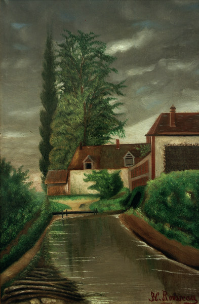 H.Rousseau, Die Wassermühle from Henri Julien-Félix Rousseau