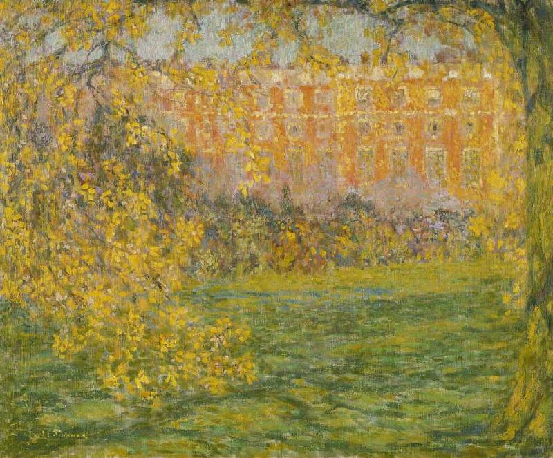 Hampton Court im Herbst (Automne, Hampton Court) from Henri Le Sidaner