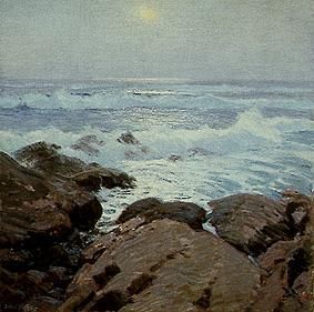 Mondaufgang über dem Meer from Henry Hobart Nichols