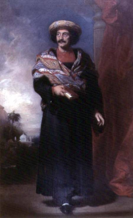 Portrait of Rammohun Roy (1774-1833) from Henry Perronet Briggs