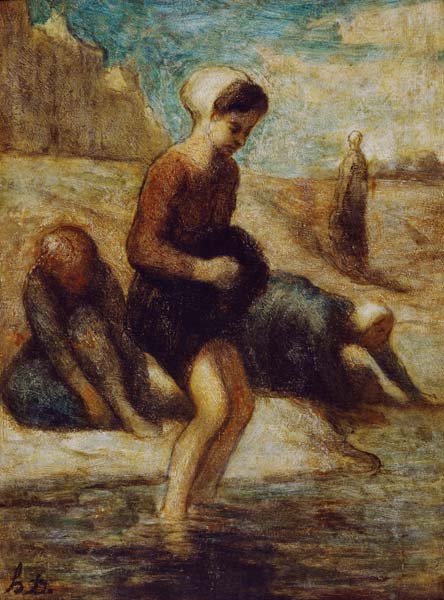 H.Daumier, Die Badenden from Honoré Daumier