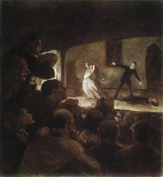 Honore Daumier, Drama/ um 1856-60 from Honoré Daumier