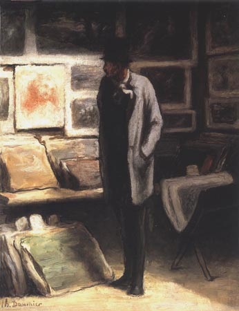 L´Amateur d´estampes from Honoré Daumier