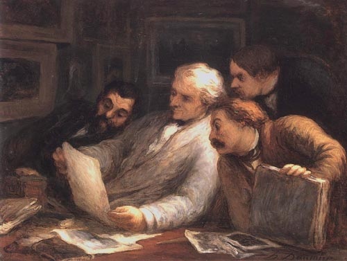 Les Amateurs d´estampes from Honoré Daumier