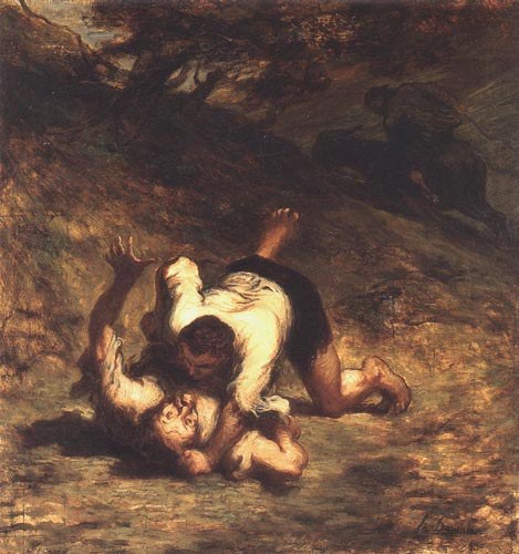 Les Voleurs et I´Âne from Honoré Daumier