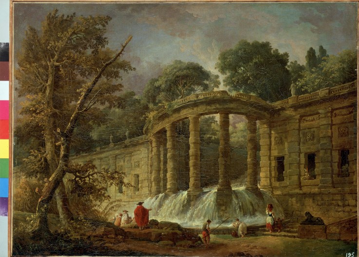 Pavilion with the cascade from Hubert Robert