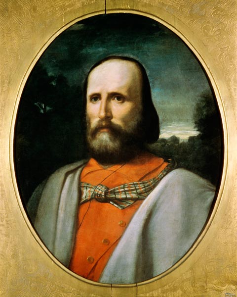 Portrait of Giuseppe Garibaldi (1807-82) from Scuola pittorica italiana