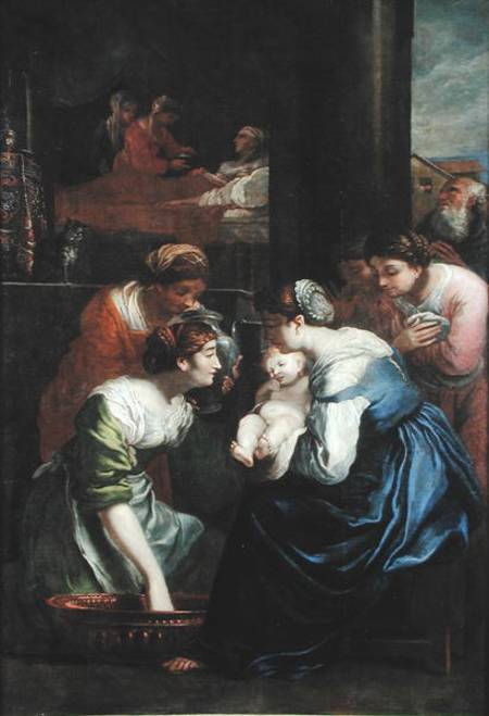 The Birth of the Virgin from Scuola pittorica italiana