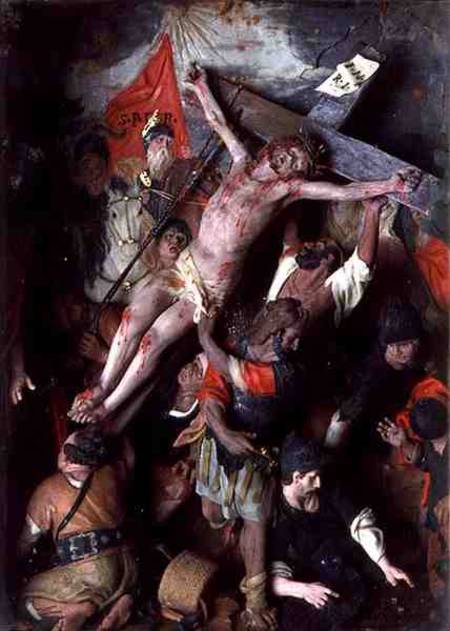 The Crucifixion (a Sicilian Risorgimento painting) from Scuola pittorica italiana