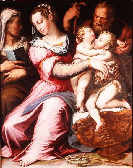 The Holy Family with the Infant St. John the Baptist from Scuola pittorica italiana