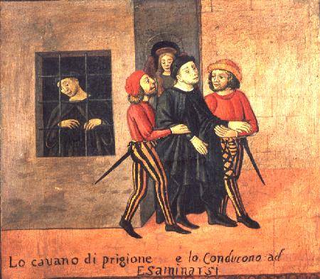 Life of Antonio di Guiseppe Rinaldeschi - Taken from Prison to be Tried, Florentine School from Scuola pittorica italiana