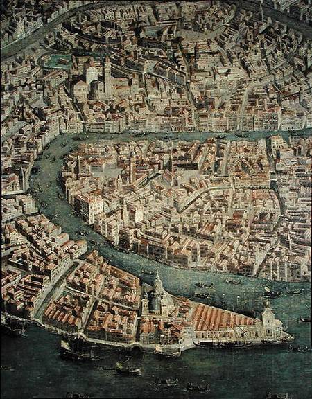 Perspective plan of Venice from Scuola pittorica italiana
