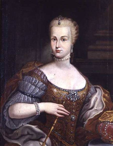 Portrait of the Wife of Pietro Leopoldo di Lorena from Scuola pittorica italiana