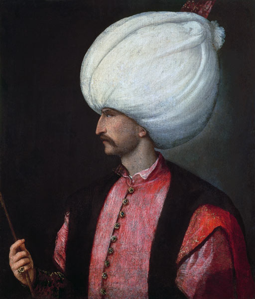 Suleiman II Sultan of Turkey (1641-91) from Scuola pittorica italiana