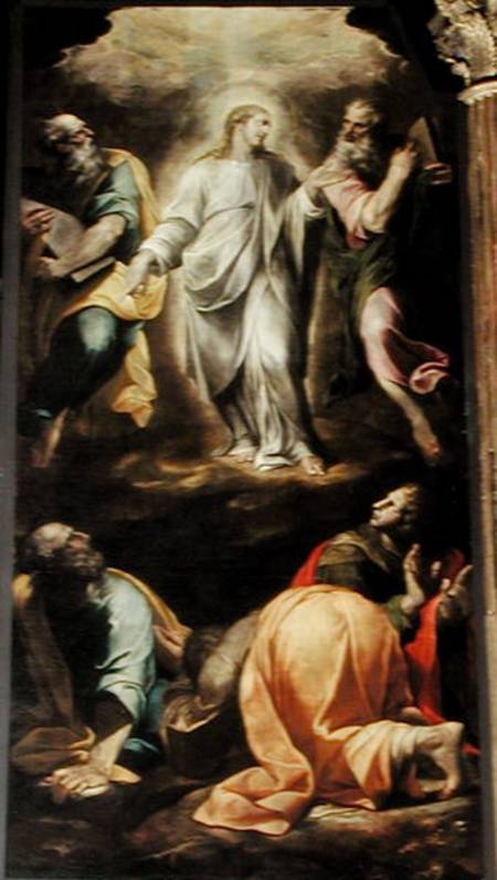The Transfiguration of Christ from the organ from Scuola pittorica italiana