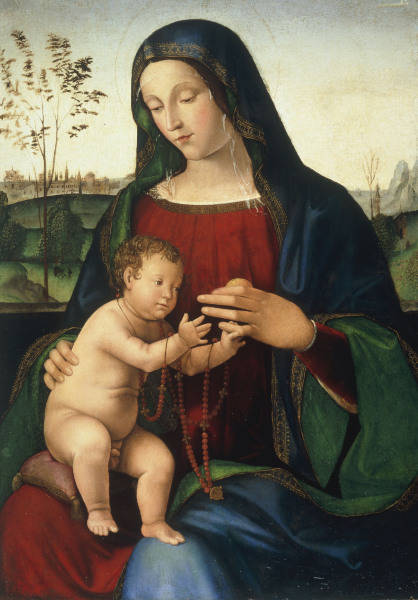 Maria mit Kind / Italienisch 15.Jh. from Italienisch