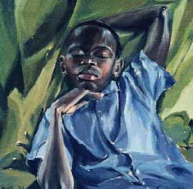 Sleeping Boy, 1961 (oil on canvas) 