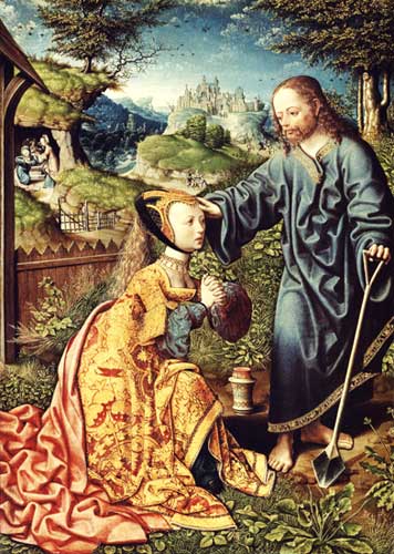 Christus als Gärtner from Jacob Corn. van Oostsanen