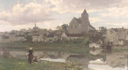 View of Montigny-sur-Loing from Jacob Henricus or Hendricus Maris