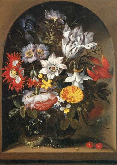 Blumenstrauß in einer Nische from Jacob Marrel