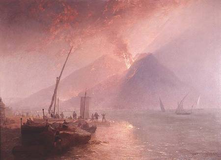 Eruption of Mt.Vesuvius from James Baker Pyne