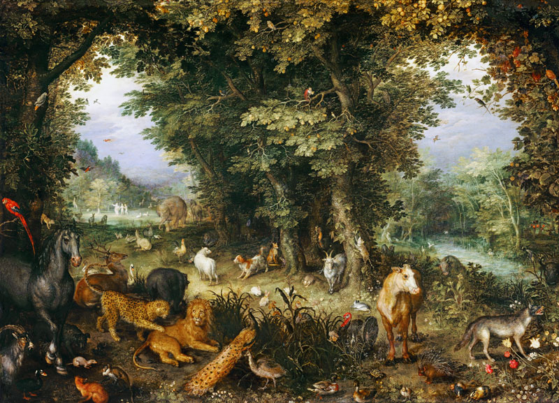 Das irdische Paradies. from Jan Brueghel d. Ä.
