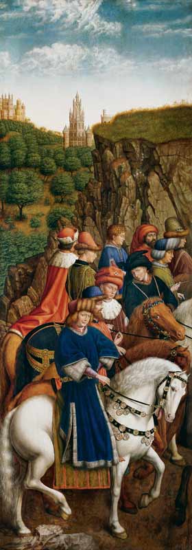 Genter Altar - Die gerechten Richter from Jan van Eyck
