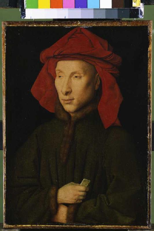 Bildnis des Giovanni Arnolfini. from Jan van Eyck