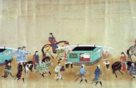 Part of the Sixth Korean Embassy to Japan in Meireki 1 at the time of Tokugawa Ietsuna's succession from Japanese School