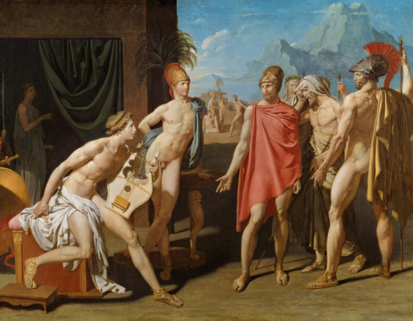 Achill empfängt die Abgesandten Agamemnons from Jean Auguste Dominique Ingres