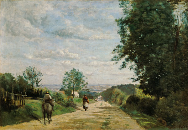 The Road to Sevres from Jean-Babtiste-Camille Corot