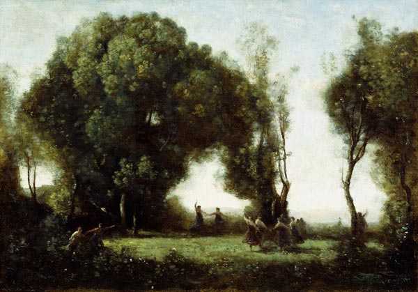 The Dance of the Nymphs from Jean-Babtiste-Camille Corot