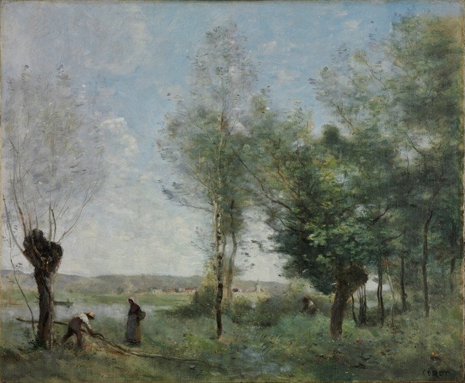 Memory of Coubron from Jean-Babtiste-Camille Corot