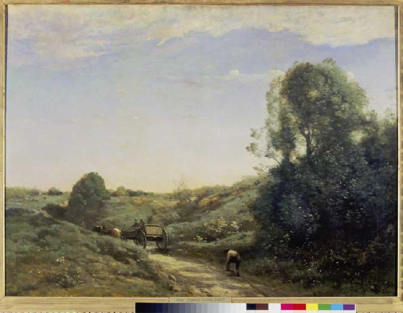 Der kleine Wagen from Jean-Babtiste-Camille Corot