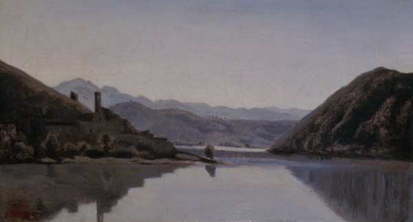 Lago di Piediluco, Umbria from Jean-Babtiste-Camille Corot